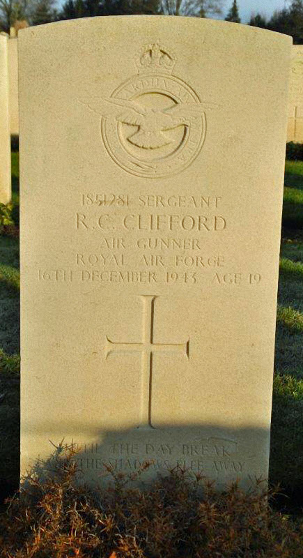 Sgt Ralph Colin Clifford<br/><br /><br />died December 16th, 1943